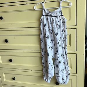 Old Navy Zebra Romper